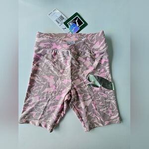 PUMA Girls Sport Pack Biker Shorts. Fold Over Elastic-Waistband. Size 5